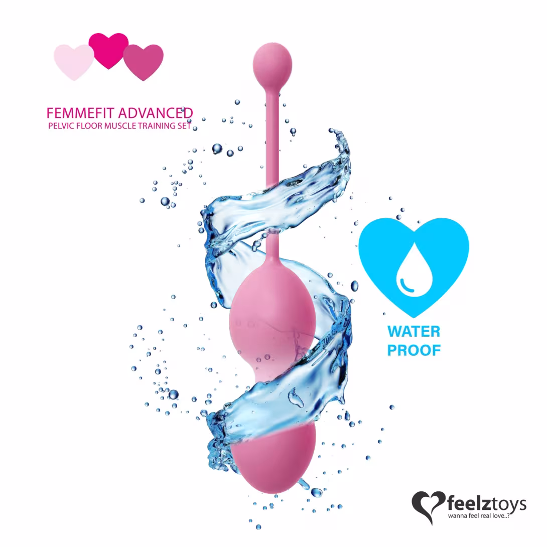 Набір вагінальних кульок для просунутих FeelzToys - FemmeFit Advanced Pelvic Muscle Training Set — фото 6