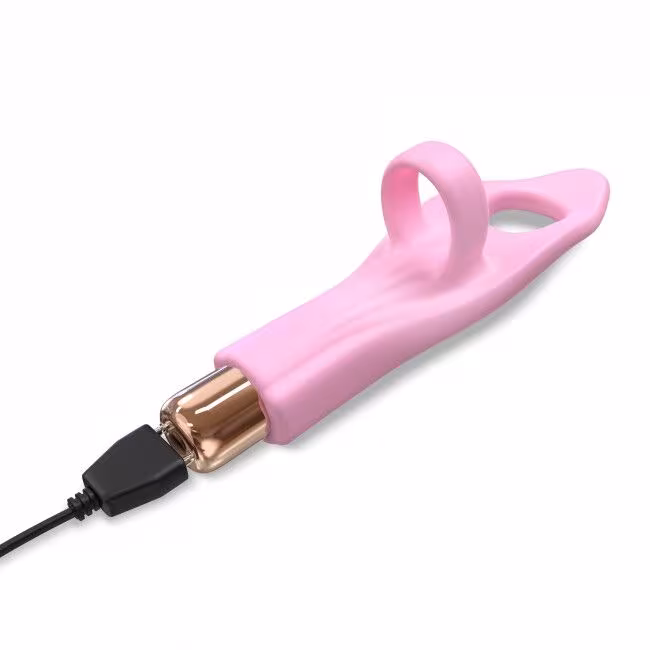 Вібратор на палець Love To Love Tickle me - BABY PINK перезаряджається, 3 варіанти використання — фото 4