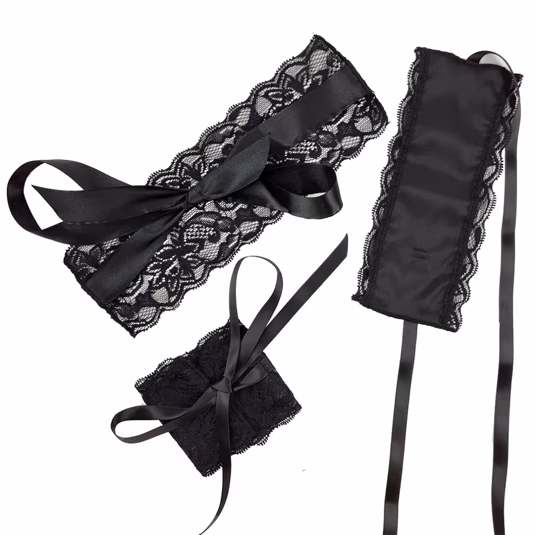 Еротичний набір пов’язка на очі та наручники Art of Sex: Blindfold and Handcuffs Aria — фото 2