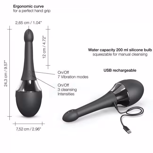 Автоматичний анальний душ-вібратор Dorcel Douche Mate Pro (м'яте паковання!!!) — фото 6