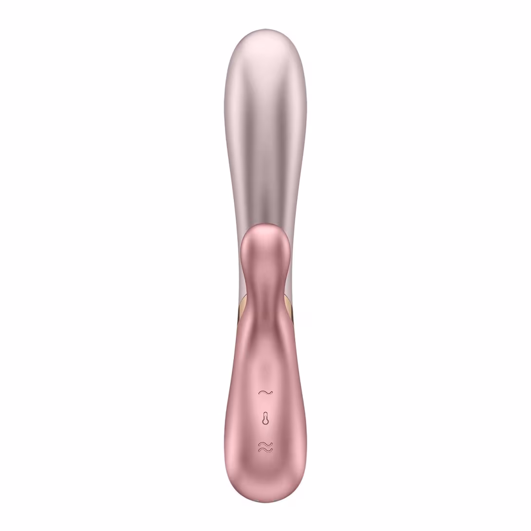 Смарт вібратор-кролик із підігрівом Satisfyer Hot Lover Pink — фото 5