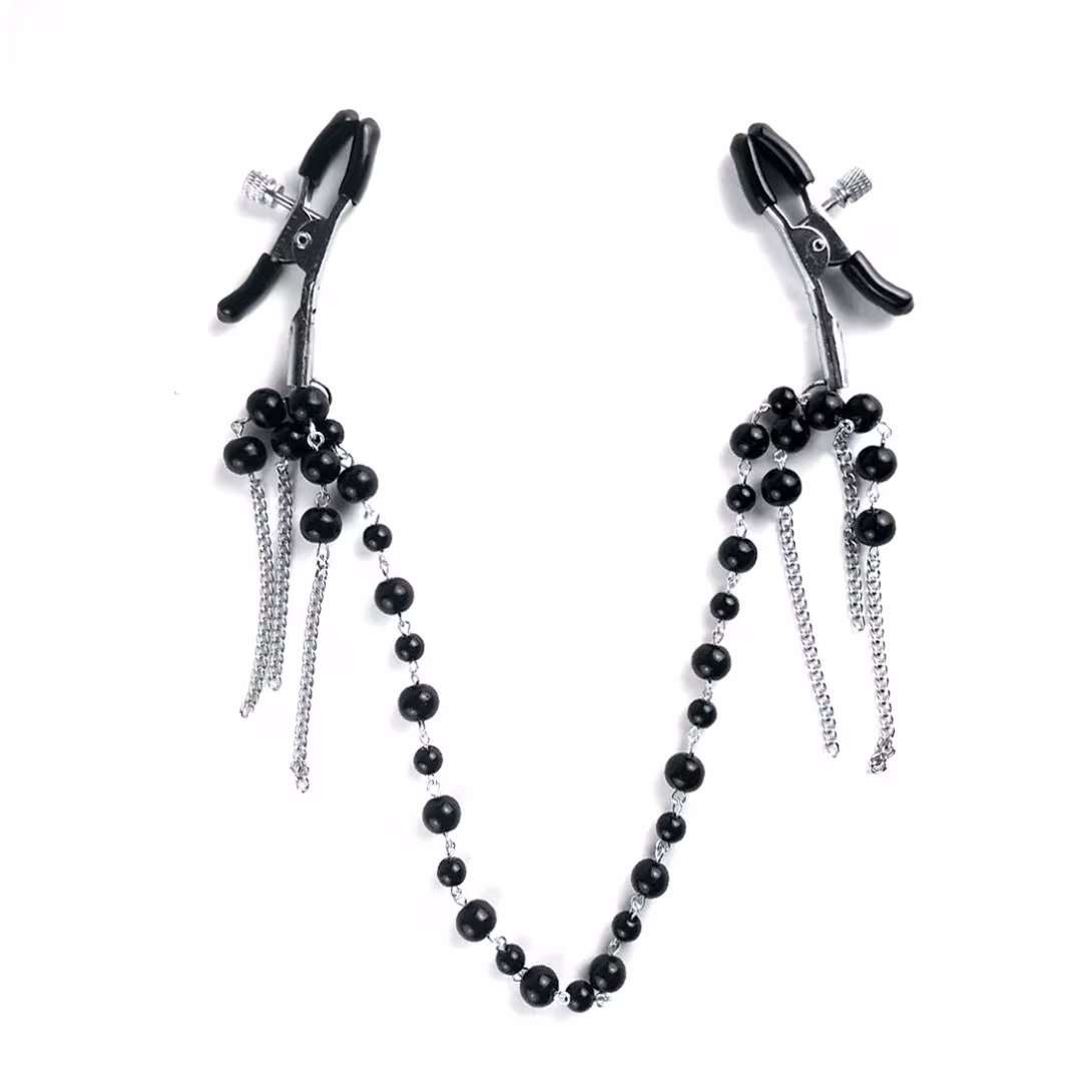 Затискач для сосків Art of Sex - Nipple clamps Afina Black — фото 2