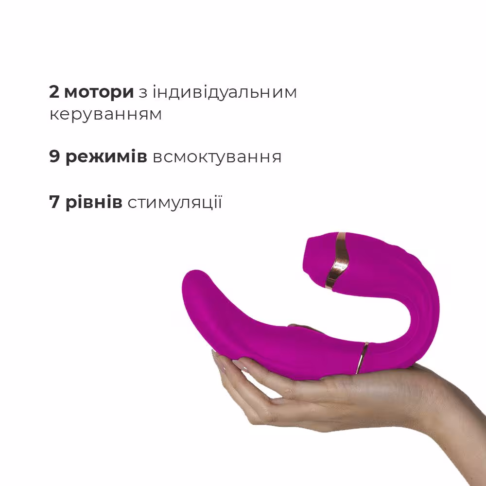 Пульсатор із вакуумною стимуляцією клітора Adrien Lastic My G (Pink) — фото 3