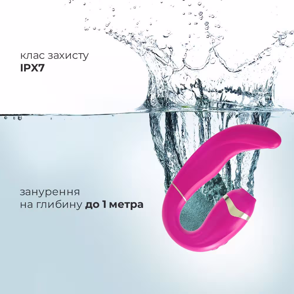 Пульсатор із вакуумною стимуляцією клітора Adrien Lastic My G (Pink) — фото 4