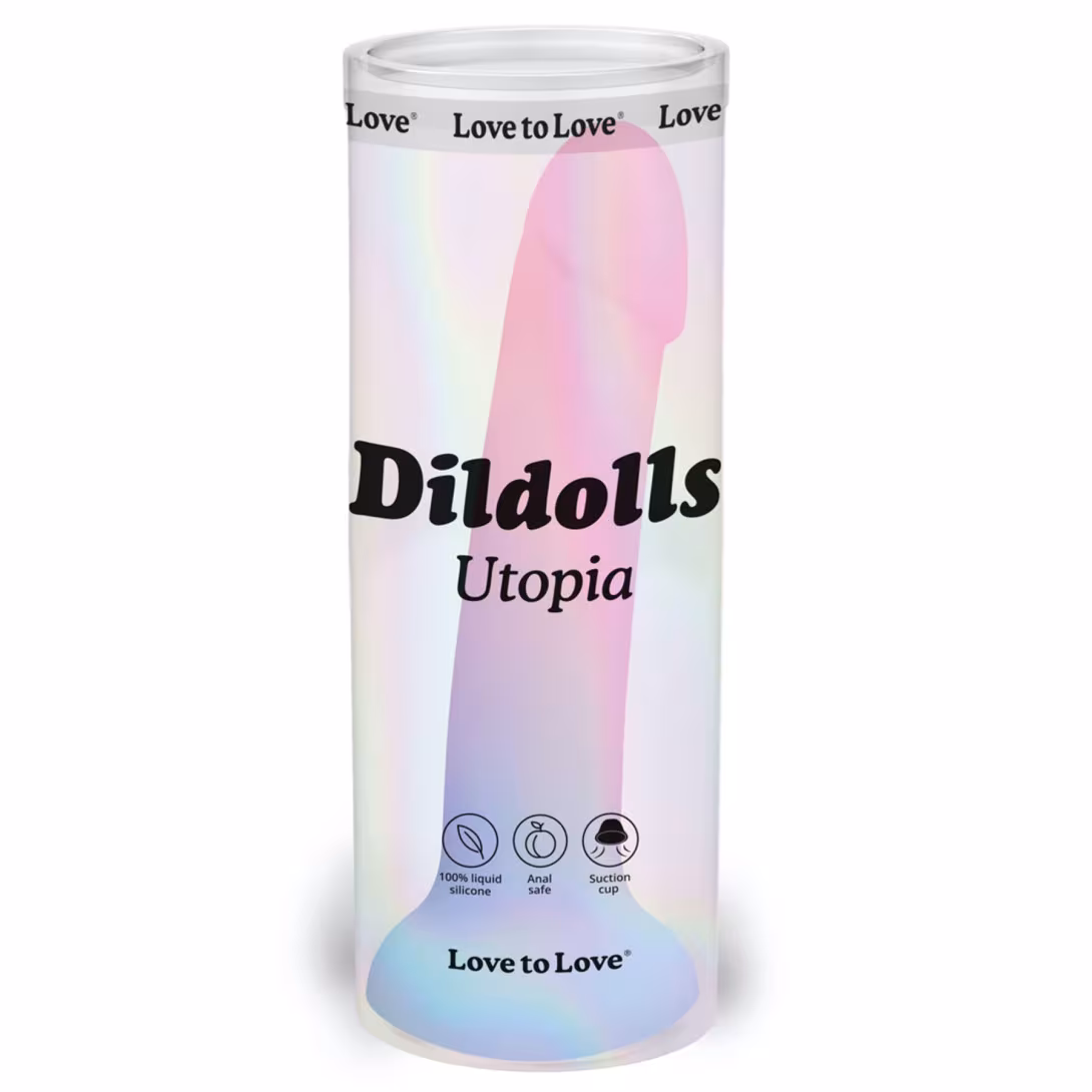 Дилдо з кольоровим градієнтом Love To Love DILDOLLS - UTOPIA M ультрам'який — фото 6