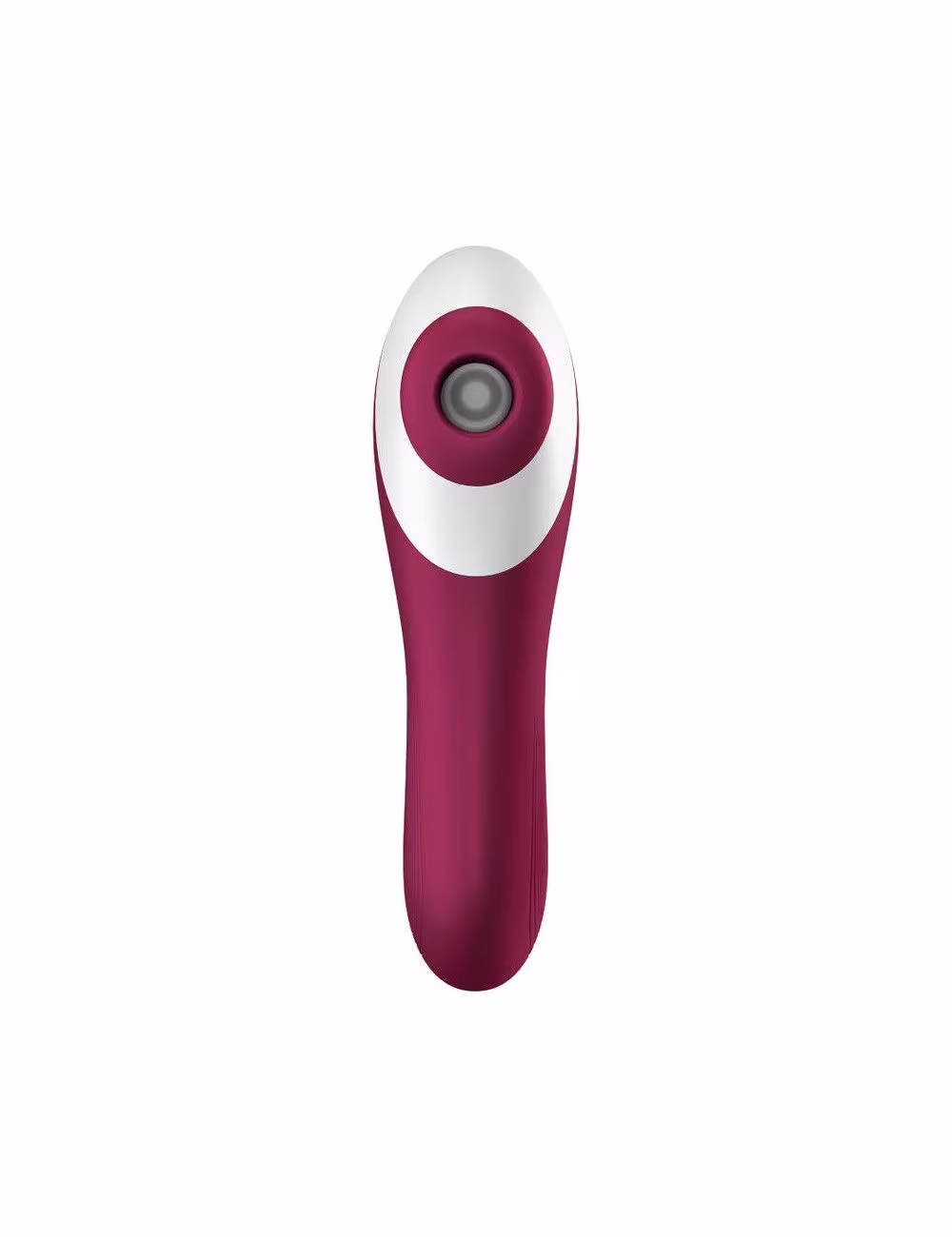 Вакуумний стимулятор із вібрацією Satisfyer Dual Crush Wine Red — фото 2