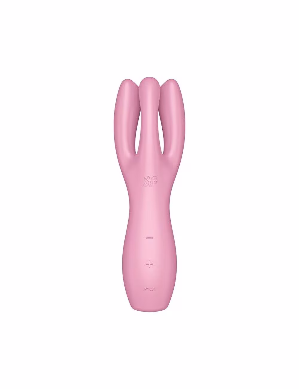 Кліторальний вібратор Satisfyer Threesome 3 Pink з трьома пальчиками — фото 2