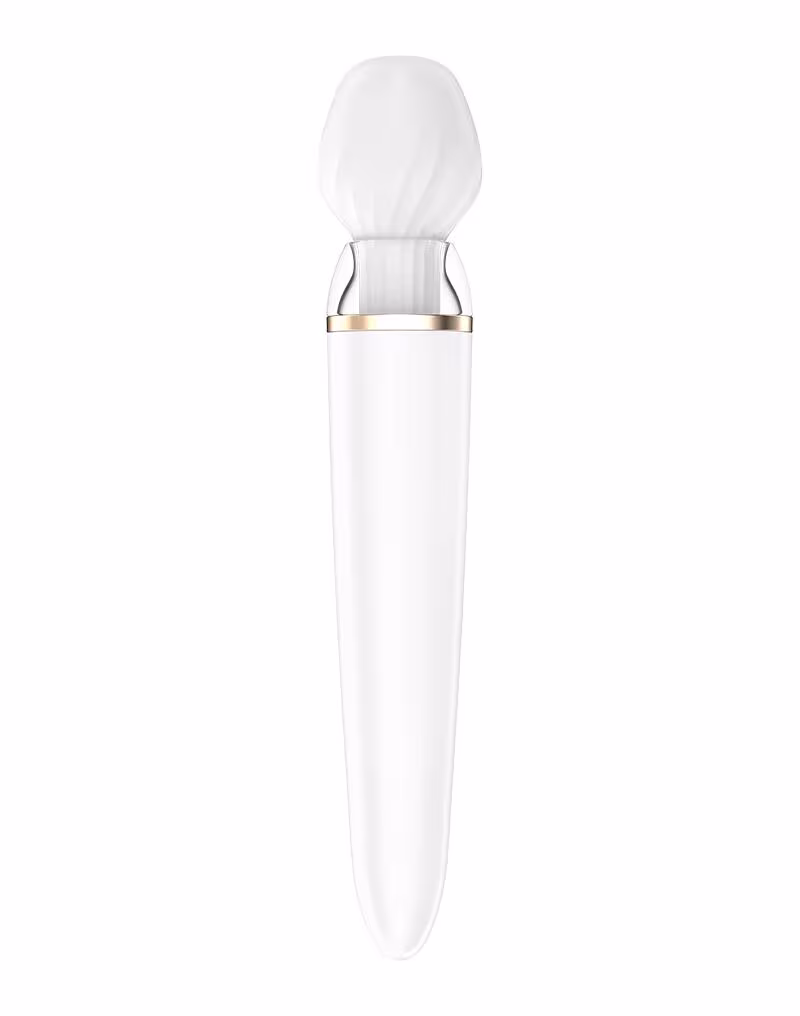 Смарт-вібромасажер зі змінною головкою Satisfyer Double Wand-er — фото 2