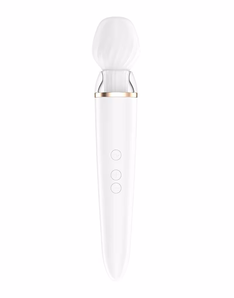 Смарт-вібромасажер зі змінною головкою Satisfyer Double Wand-er — фото 3