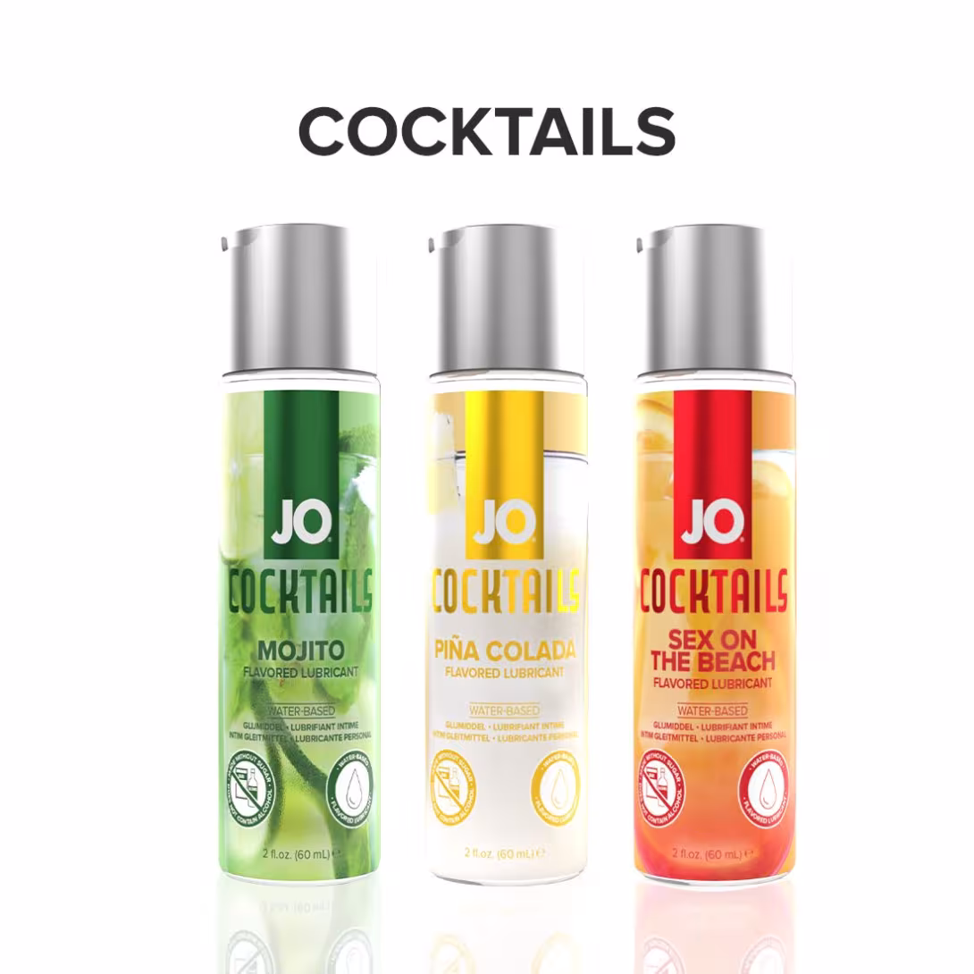 Лубрикант на водній основі JO Cocktails - Mojito без цукру, рослинний гліцерин (60 мл) — фото 6