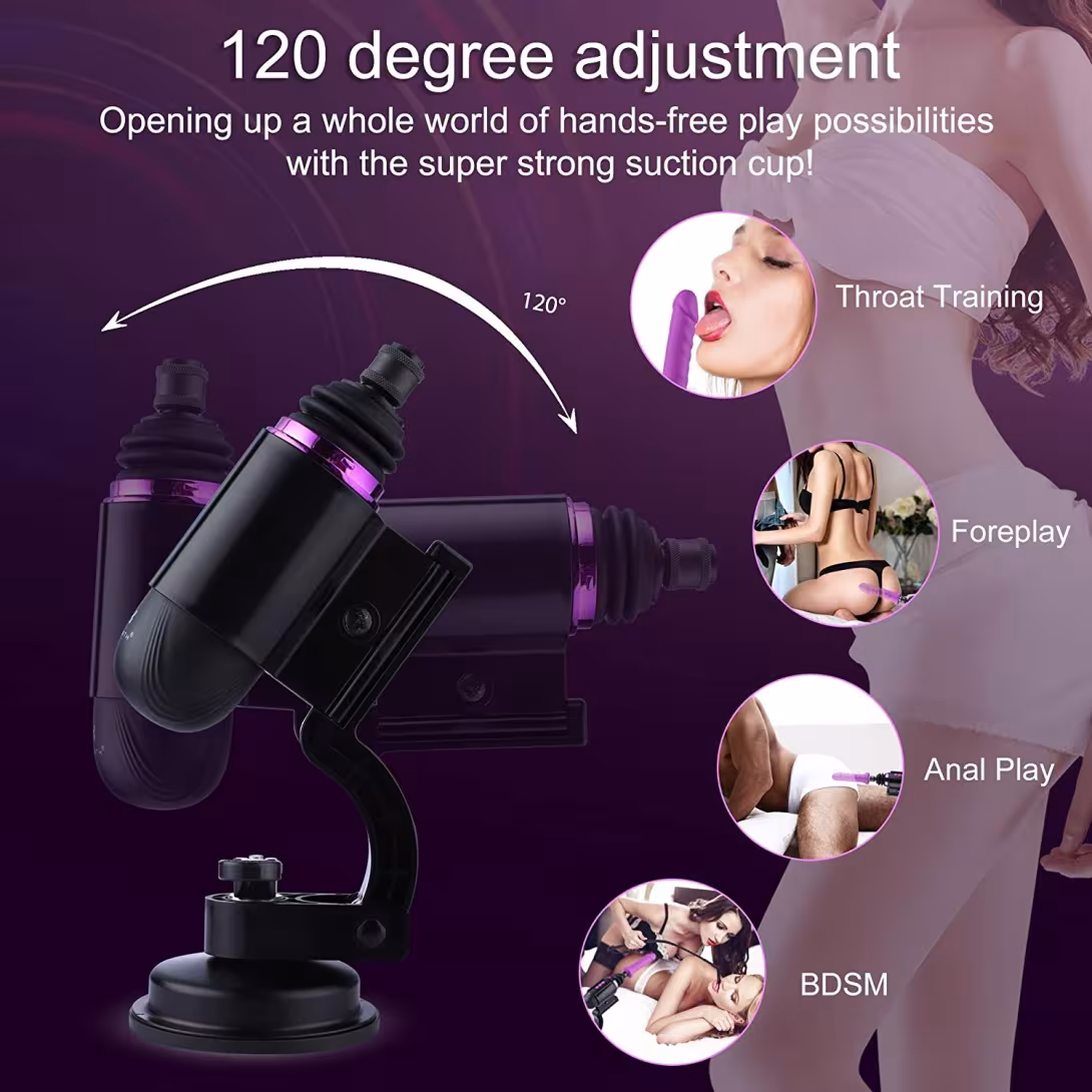 Міні секс-машина Hismith Mini Capsule Sex-Machine with Strong Suction Cup, потужна, перезаряджувана — фото 4