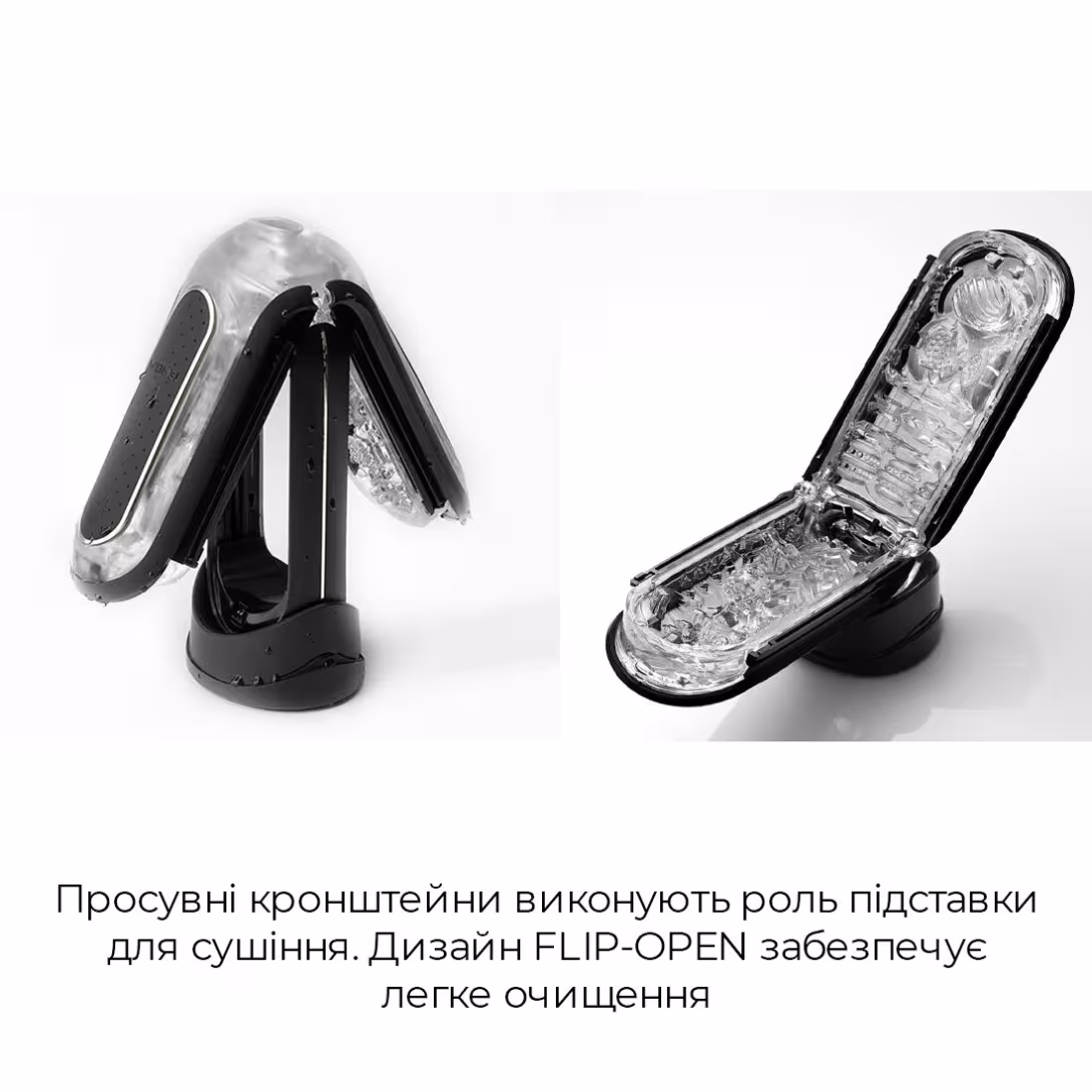 Мастурбатор Tenga Flip Zero Gravity Back, змінна інтенсивність стимуляції, розкладний — фото 6
