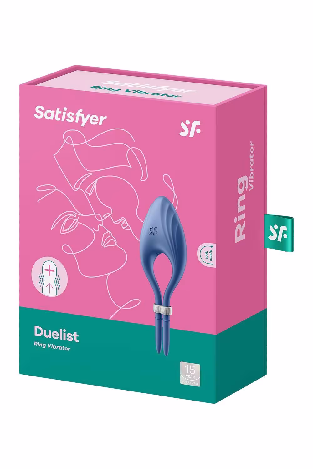 Ерекційне віброкільце-ласо Satisfyer Duelist Blue, 10 режимів, потужний мотор — фото 6