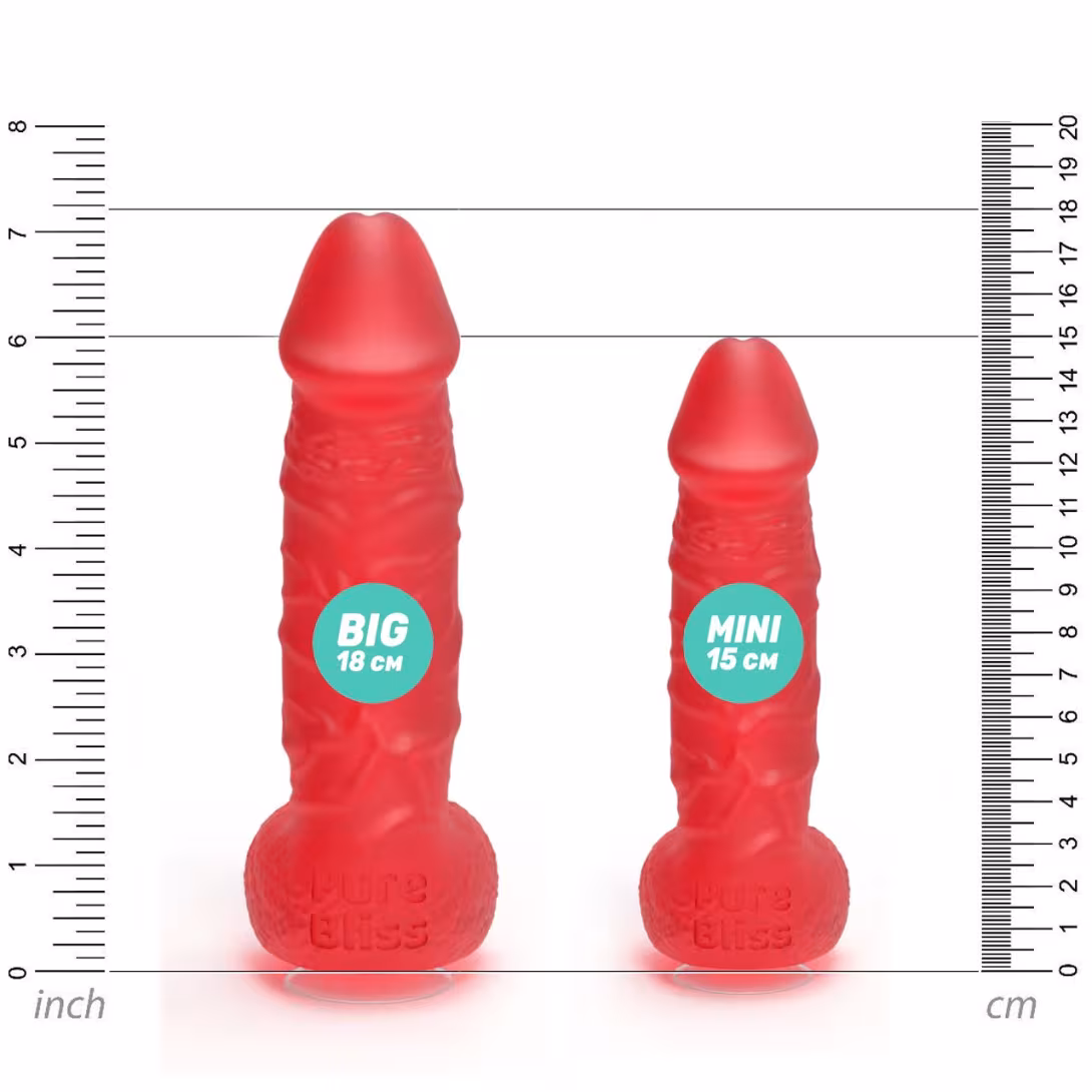 Мило у формі пеніса Pure Bliss MINI Red, крафтове мило-член, натуральне — фото 5
