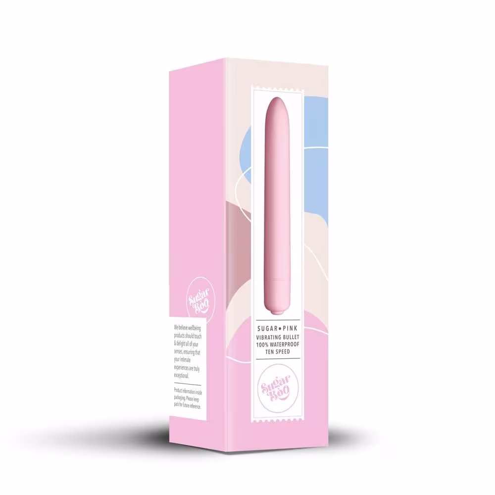 Мінівібратор SugarBoo Sugar Pink, 10 рівнів інтенсивності — фото 5