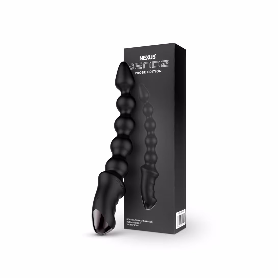 Анальний вібратор-намисто Nexus BENDZ Bendable Vibrator Probe Edition, ефект пам’яті форми — фото 4