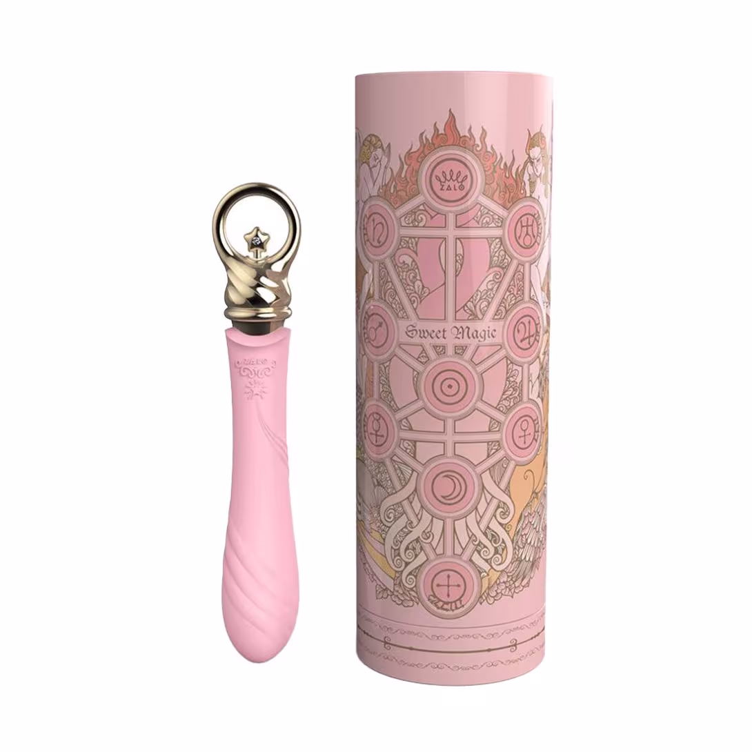 Вібратор для точки G із підігрівом Zalo Sweet Magic - Courage Fairy Pink — фото 9