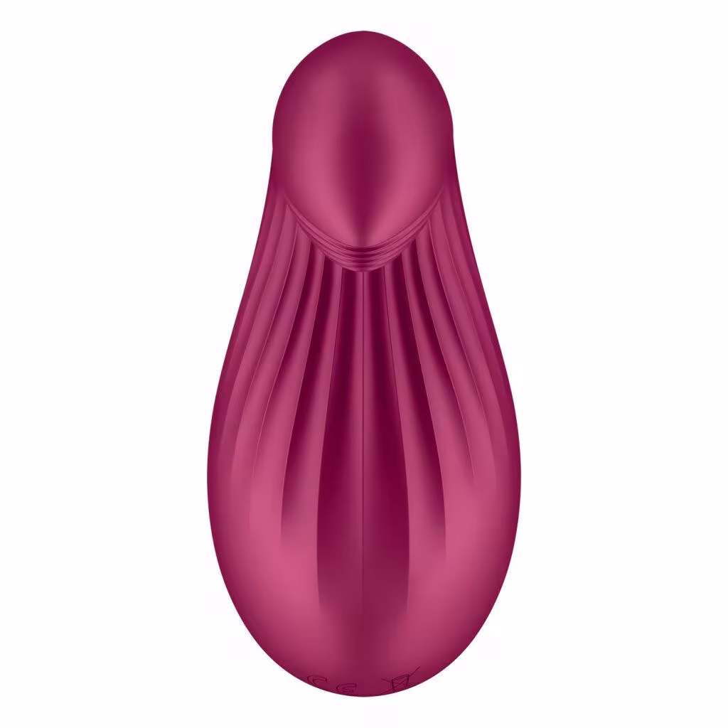 Вібратор Satisfyer Dipping Delight Berry, 2 мотори, гнучкий кінчик — фото 5