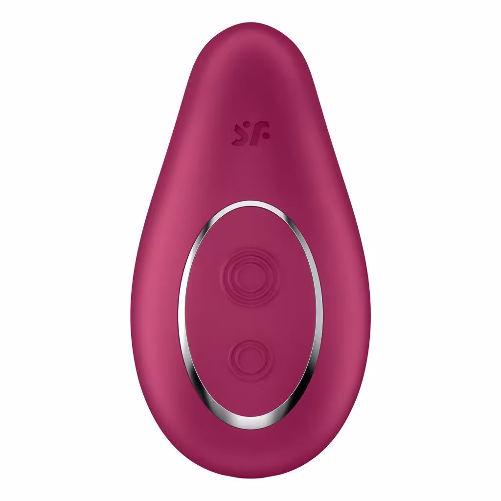 Вібратор Satisfyer Dipping Delight Berry, 2 мотори, гнучкий кінчик — фото 3