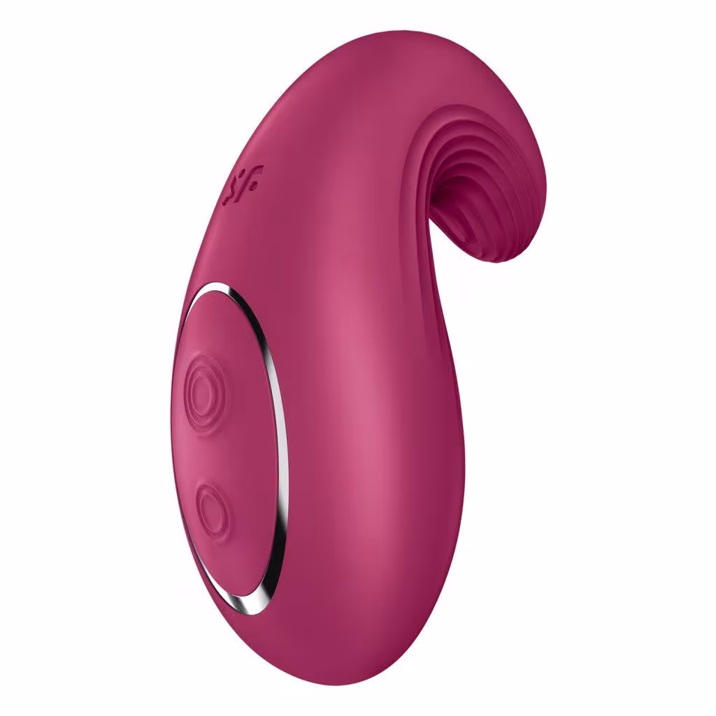 Вібратор Satisfyer Dipping Delight Berry, 2 мотори, гнучкий кінчик — фото 6