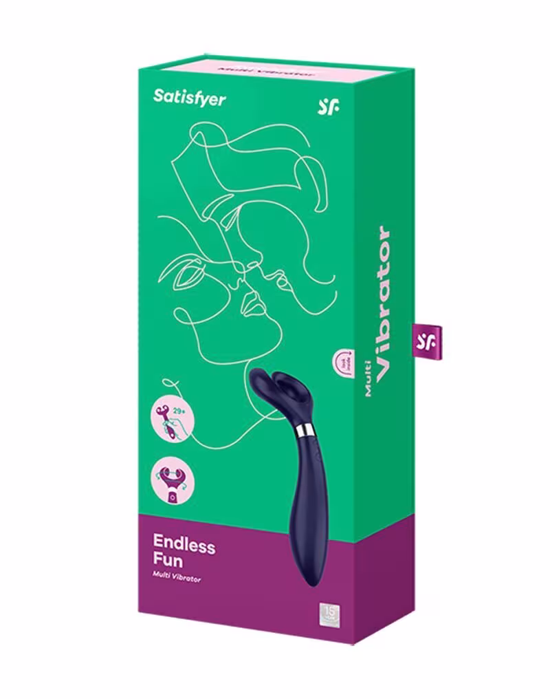 Вібратор для пар Satisfyer Endless Fun Blue (м'яте паковання!!!) — фото 4