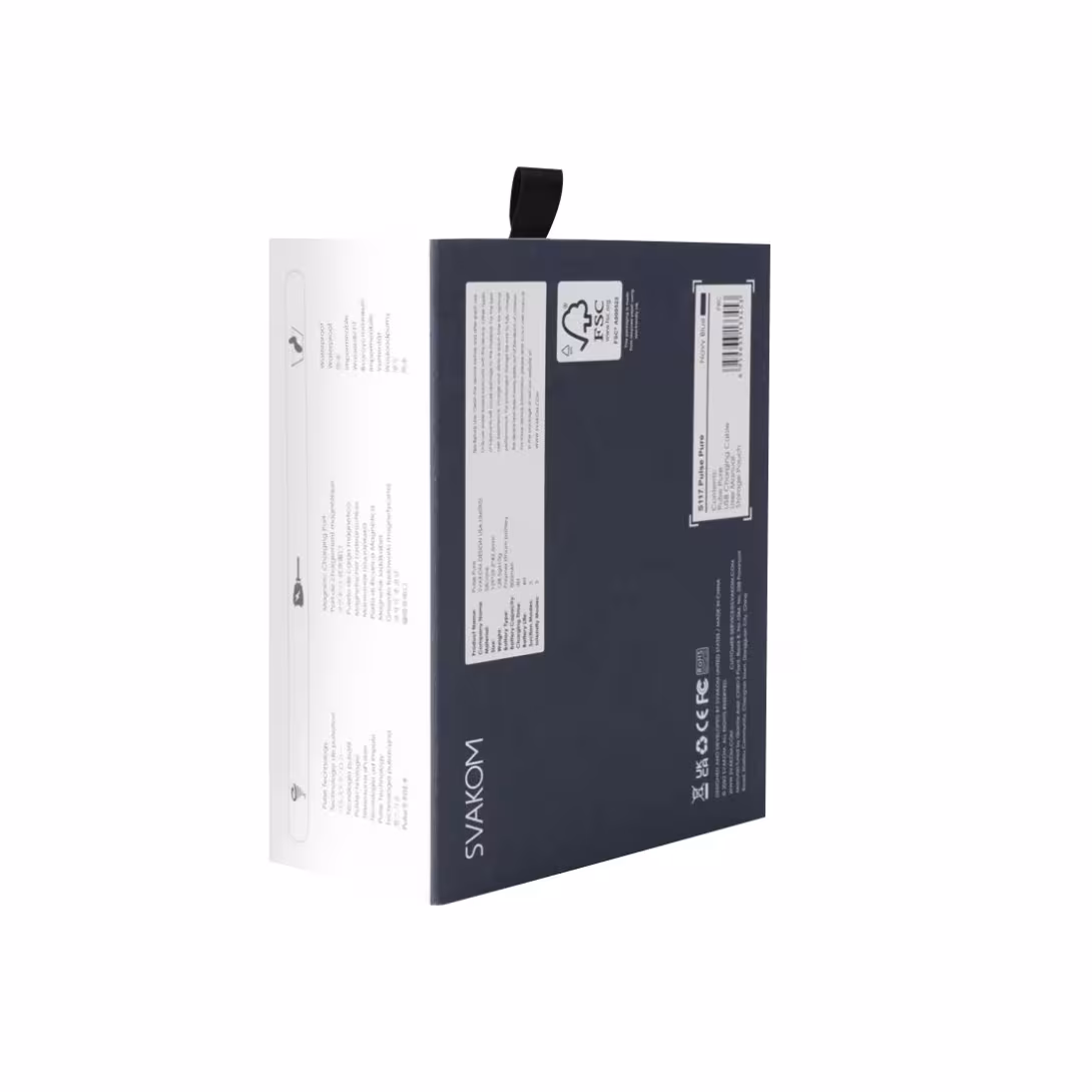 Вакуумний кліторальний стимулятор Svakom Pulse Pure Navy Blue, 5 режимів, 5 інтенсивностей у кожному — фото 9