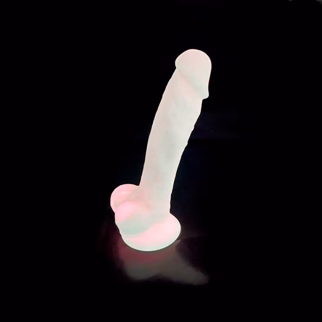 Фалоімітатор SilexD Johnny Pink Glow in the dark  (м'яте паковання!!!) — фото 11