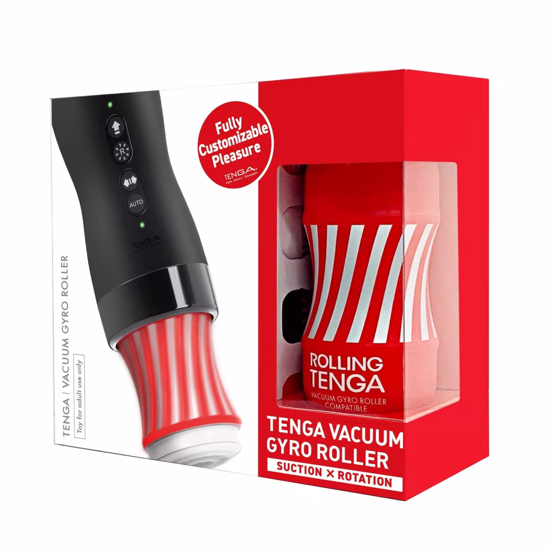 Автоматичний мастурбатор Tenga VACUUM GYRO ROLLER SET, ротація та вакуум, сумісний з Tenga Cup — фото 3