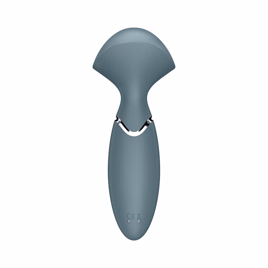 Вібромасажер Satisfyer Mini Wand-er Grey — фото 4