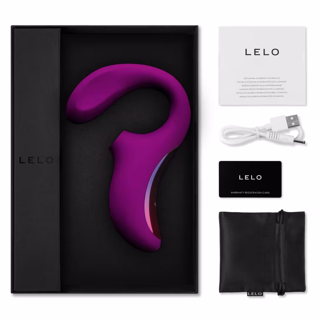 Кліторально-вагінальний звуковий стимулятор LELO Enigma Deep Rose — фото 9