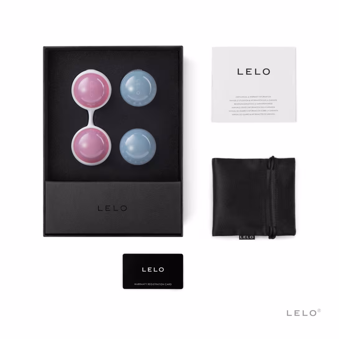 Набір вагінальних кульок LELO Beads Mini, діаметр 2,9 см, змінне навантаження, 2х28 та 2х37 г — фото 3