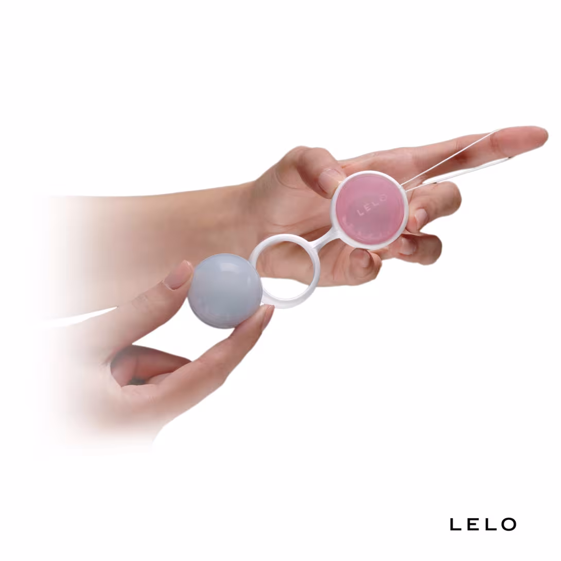 Набір вагінальних кульок LELO Beads Mini, діаметр 2,9 см, змінне навантаження, 2х28 та 2х37 г — фото 2