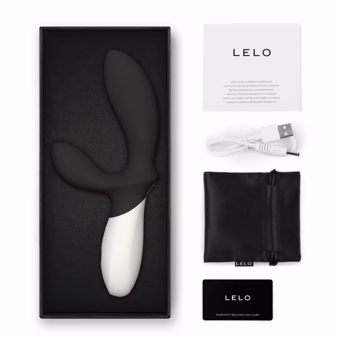Масажер простати LELO Loki Wave 2 Black, 2 мотори, манливий рух + вібрація — фото 3
