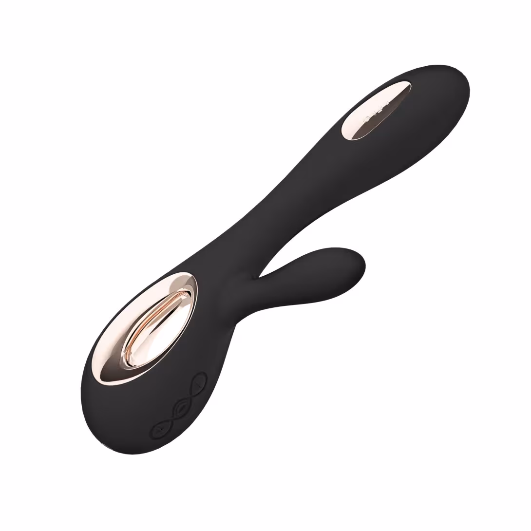 Вібратор-кролик LELO Soraya Wave Black, манливі рухи стовбура — фото 5