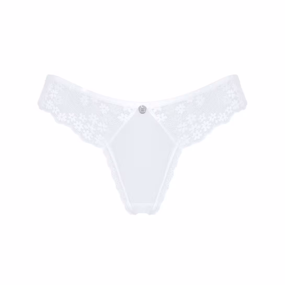 Напівпрозорі трусики Obsessive Heavenlly panties XL/2XL, відкриті сідниці — фото 5