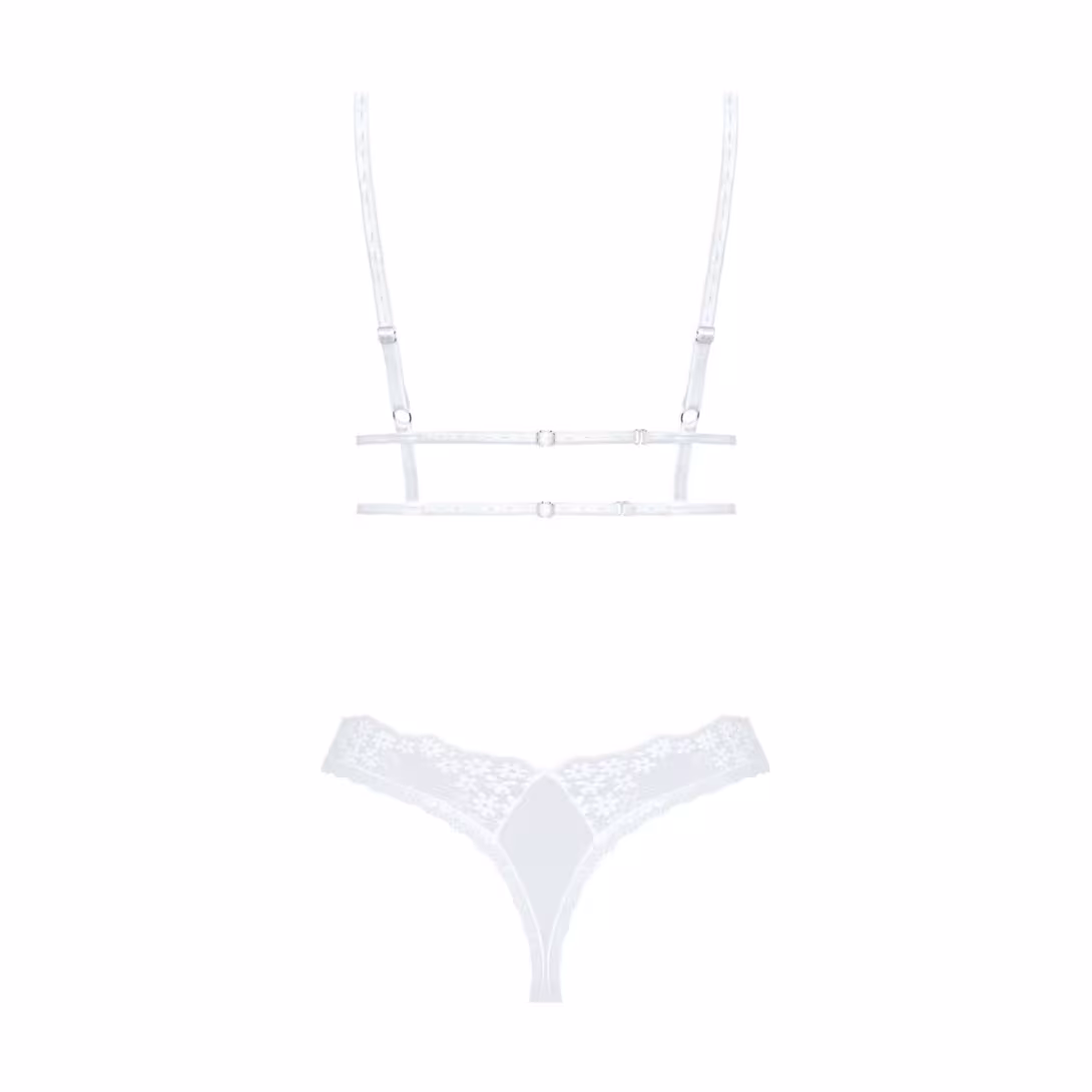 Еротичний комплект Obsessive Heavenlly 2-pcs set XS/S, бюстгальтер і танга — фото 4