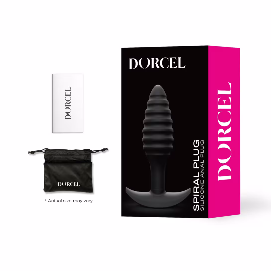 Анальна пробка Dorcel SPIRAL PLUG, діаметр 3 см, силікон — фото 3