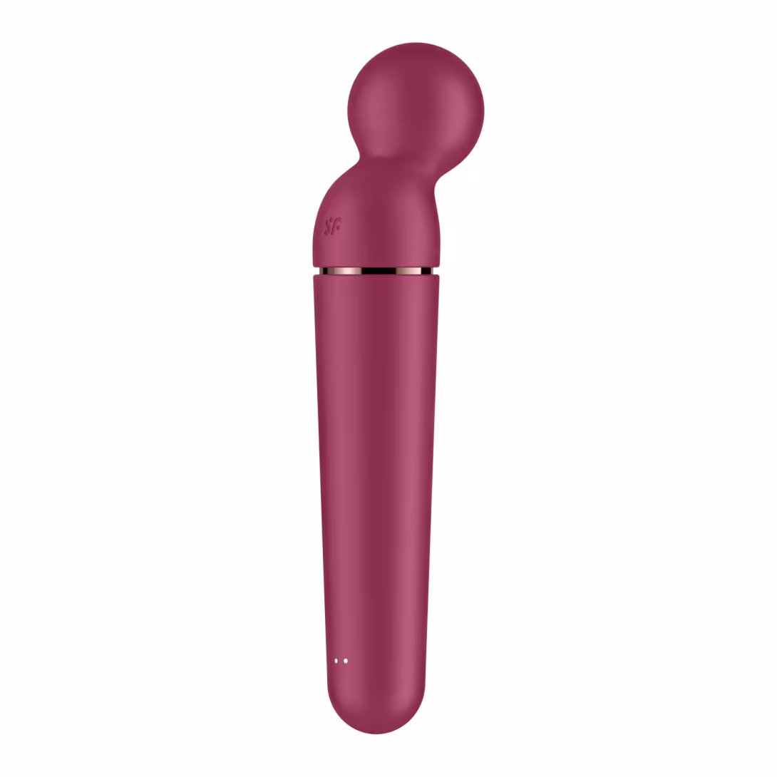Вібромасажер Satisfyer Planet Wand-er Berry/Rosegold, дуже потужний, бездротовий — фото 4