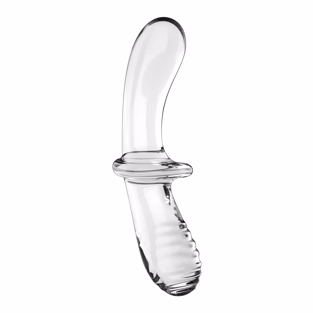 Дилдо Satisfyer Double Crystal (Transparent) (м'яте паковання!!!) — фото 5
