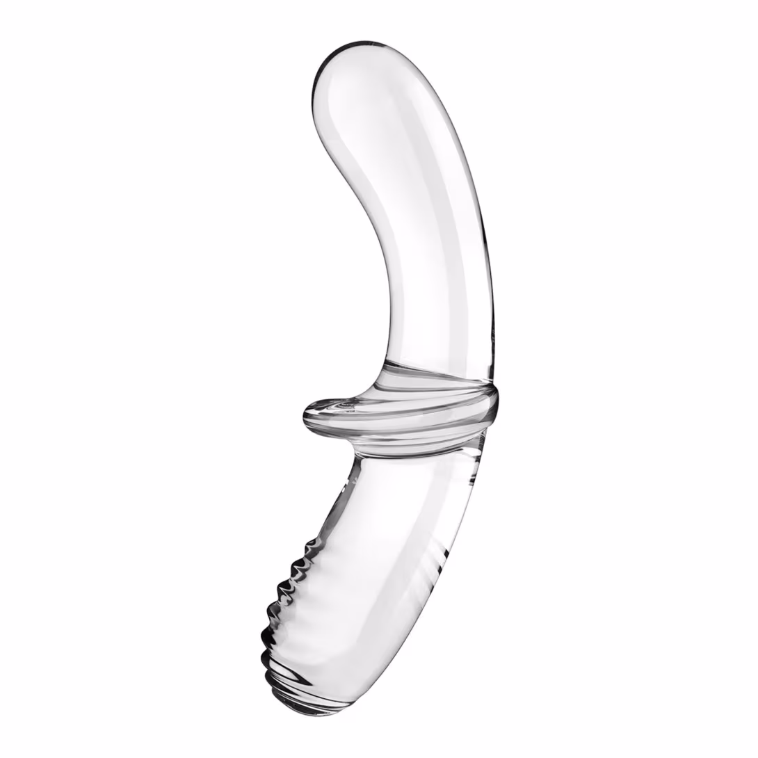 Дилдо Satisfyer Double Crystal (Transparent) (м'яте паковання!!!) — фото 4