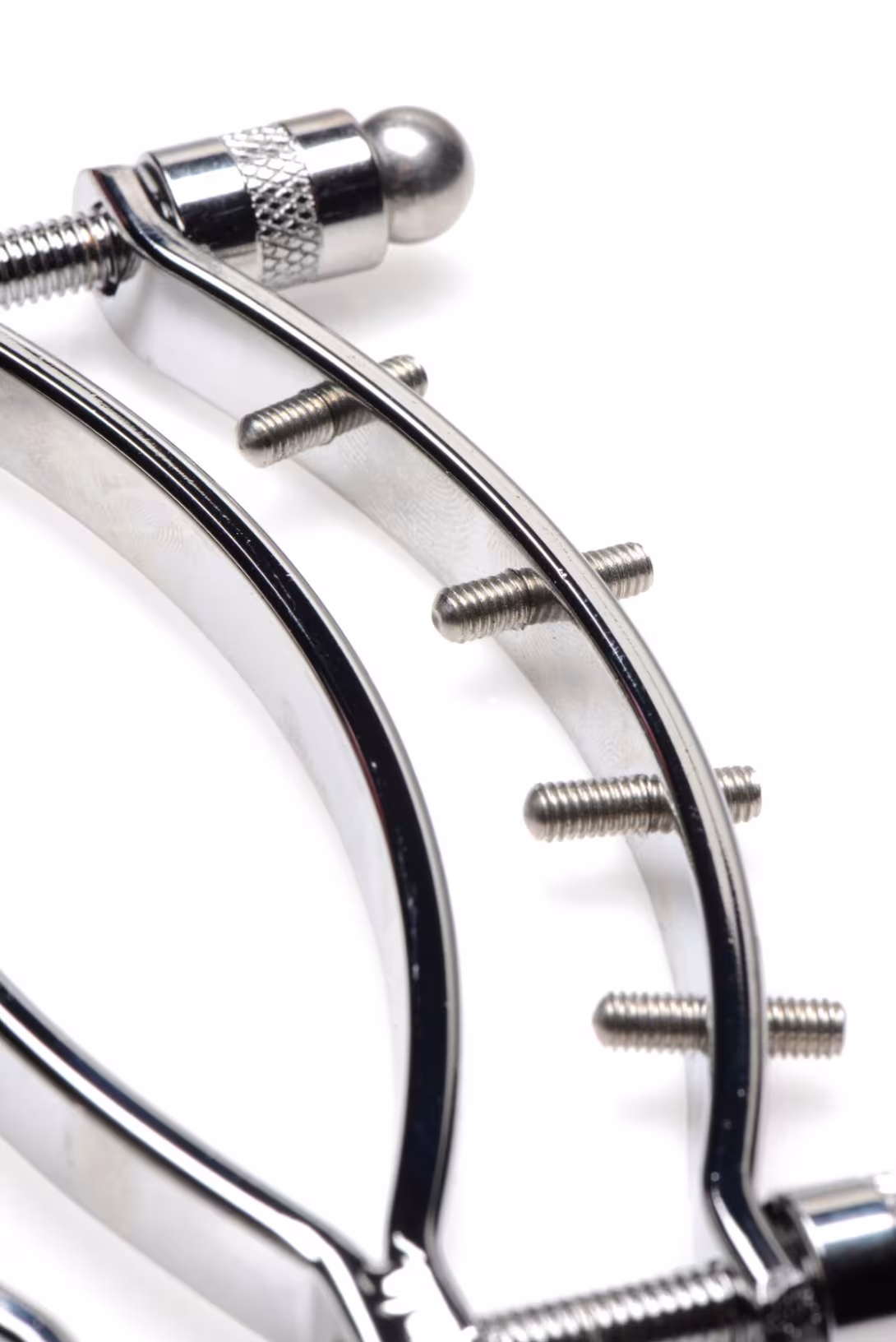Затискач для вагіни Master Series: Spread 'Em Poker Vagina Clamp with Adjustable Pressure Screws, ши — фото 4
