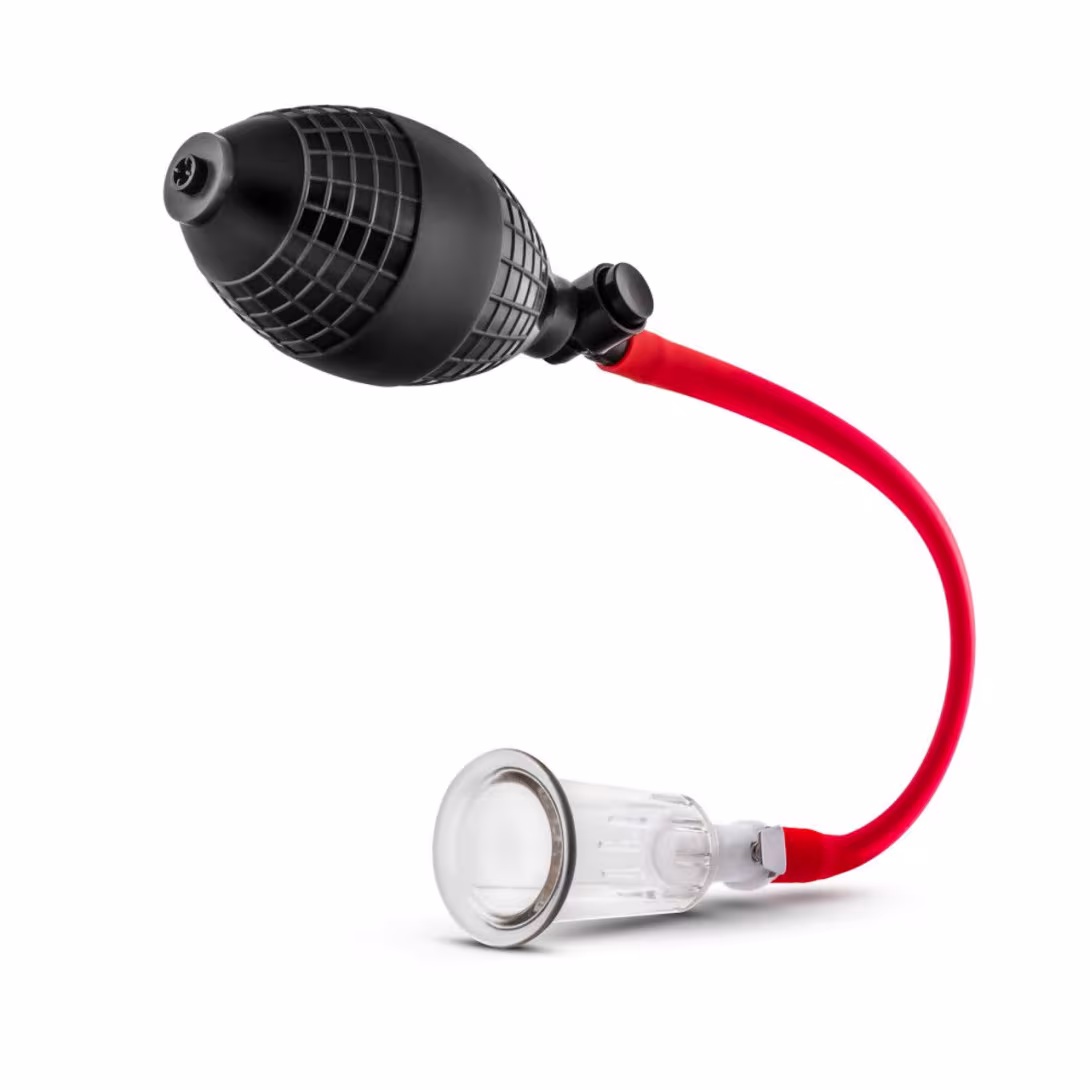 Вакуумна помпа для клітора Blush Temptasia – Beginner's Clitoral Pumping System, механічна, груша — фото 3
