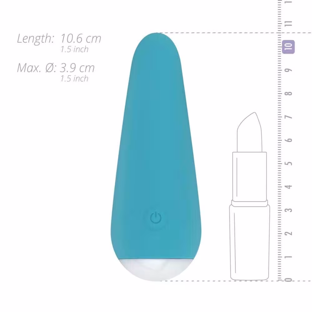 Мінівібратор Cala Azul – Julia Mini Vibrator, дуже ніжний, 10 режимів — фото 4