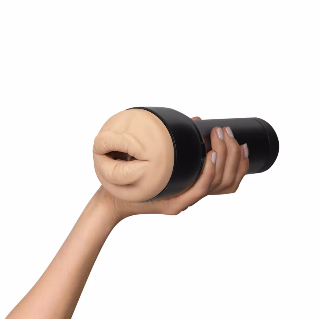 Мастурбатор Kiiroo Feel Victoria June Mouth Stroker PBC, сумісний з PowerBlow і Keon — фото 5