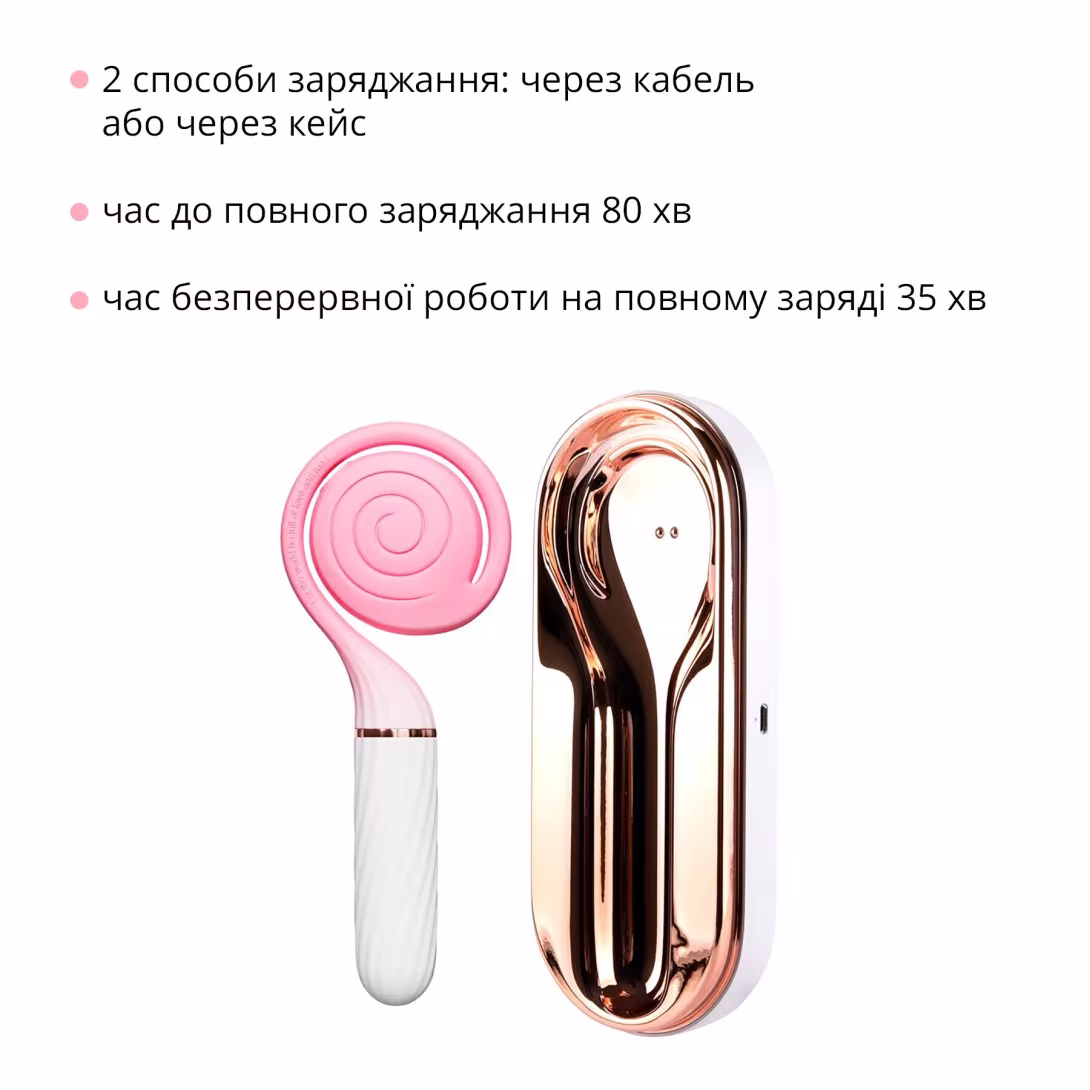 Пульсатор з вакуумною стимуляцією Otouch LOLLIPOP Pink — фото 5
