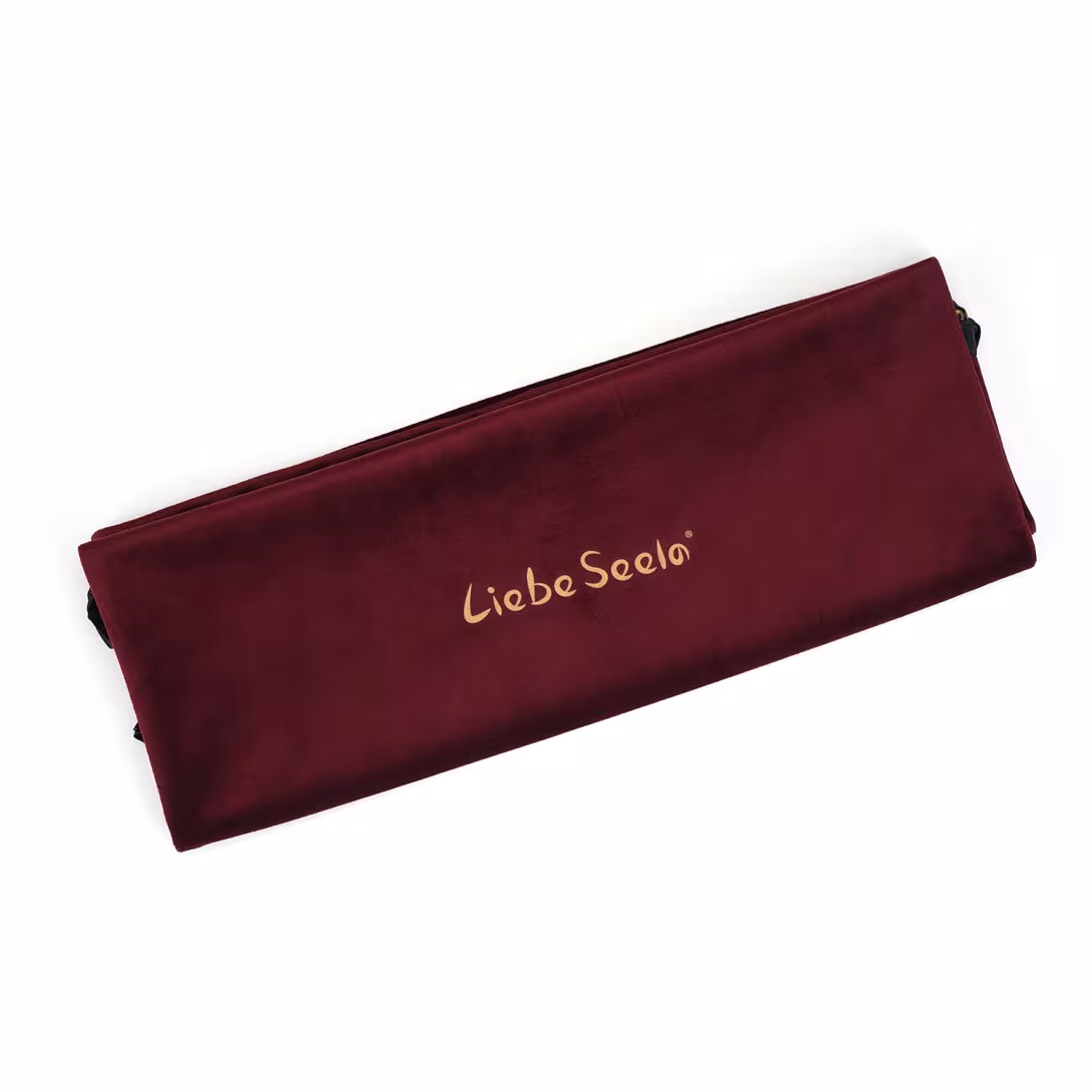 Оксамитовий мішечок для зберігання іграшок Liebe Seele Wine Red Large Storage Bag Oblong, 34х45 см — фото 2