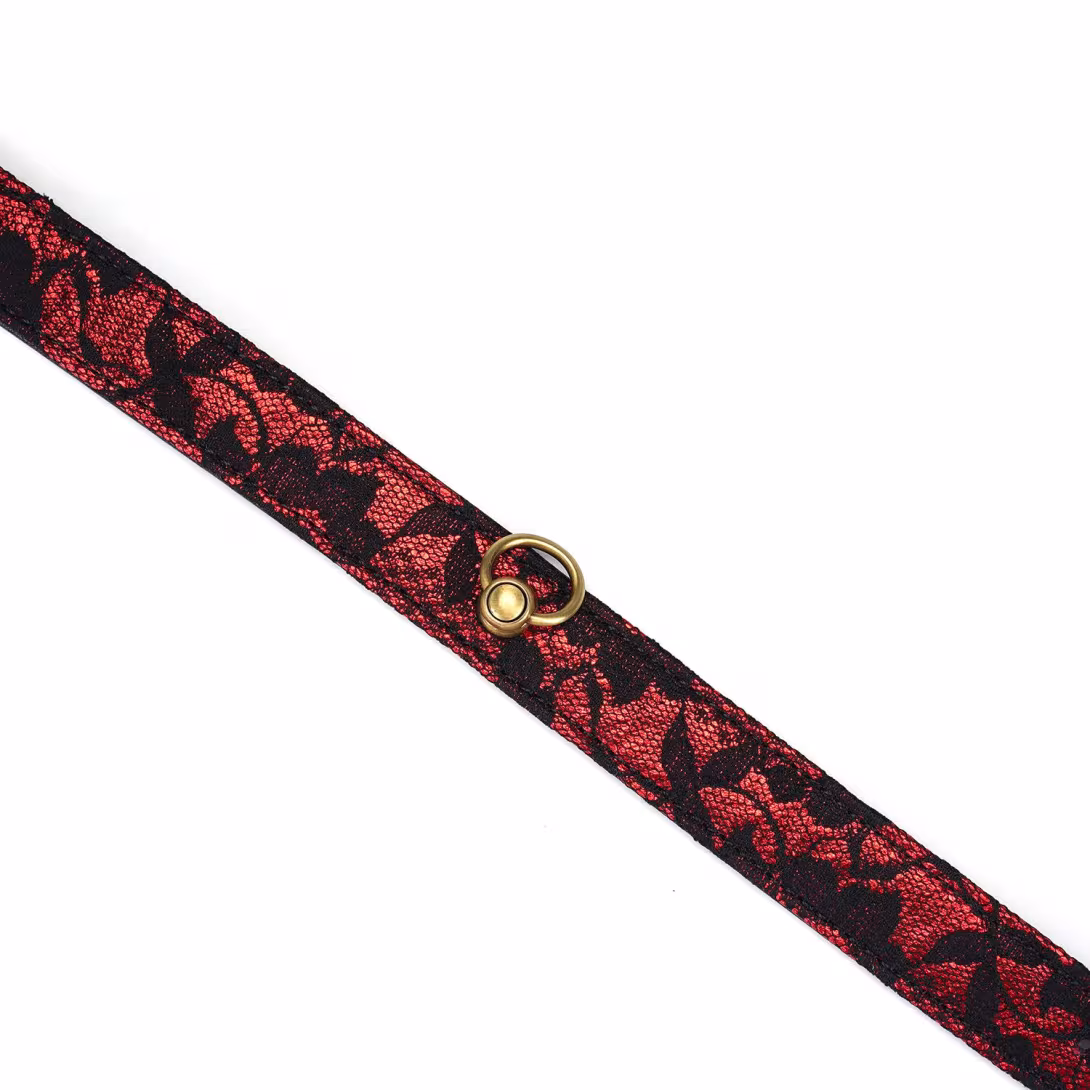 Чокер з кільцем для повідця Liebe Seele Victorian Garden Choker — фото 5