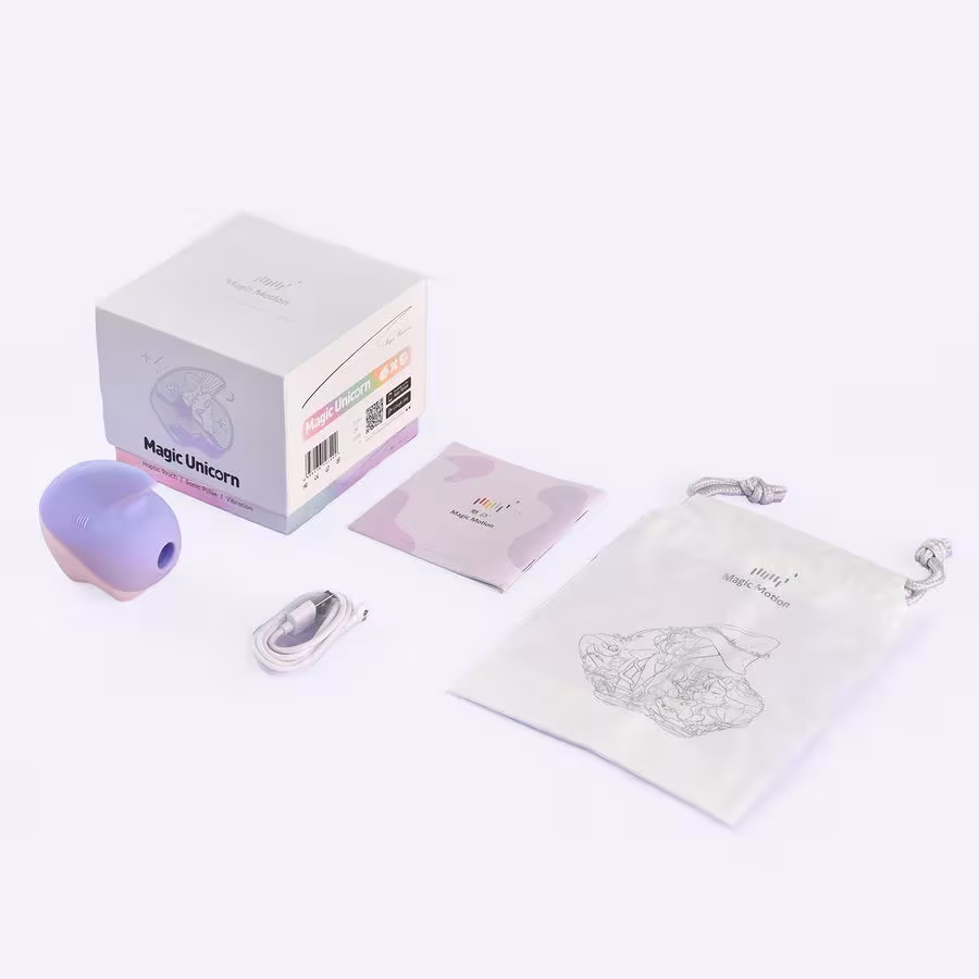 Вакуумний кліторальний смарт-стимулятор Magic Motion Unicorn Purple з вібрацією — фото 7