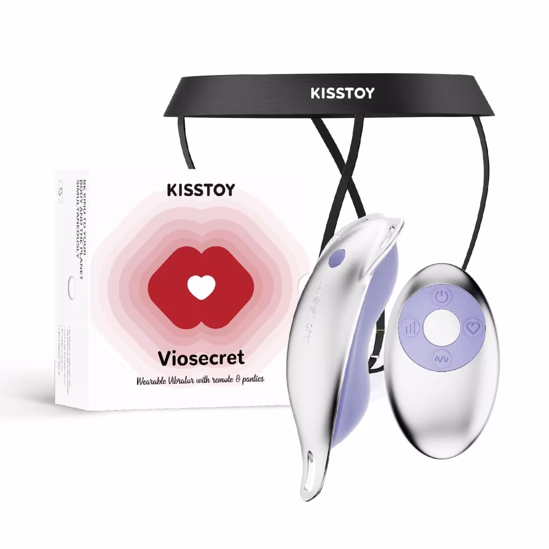 Вібратор у трусики KISSTOY Viosecret, пояс для фіксації та пульт ДК у комплекті — фото 5