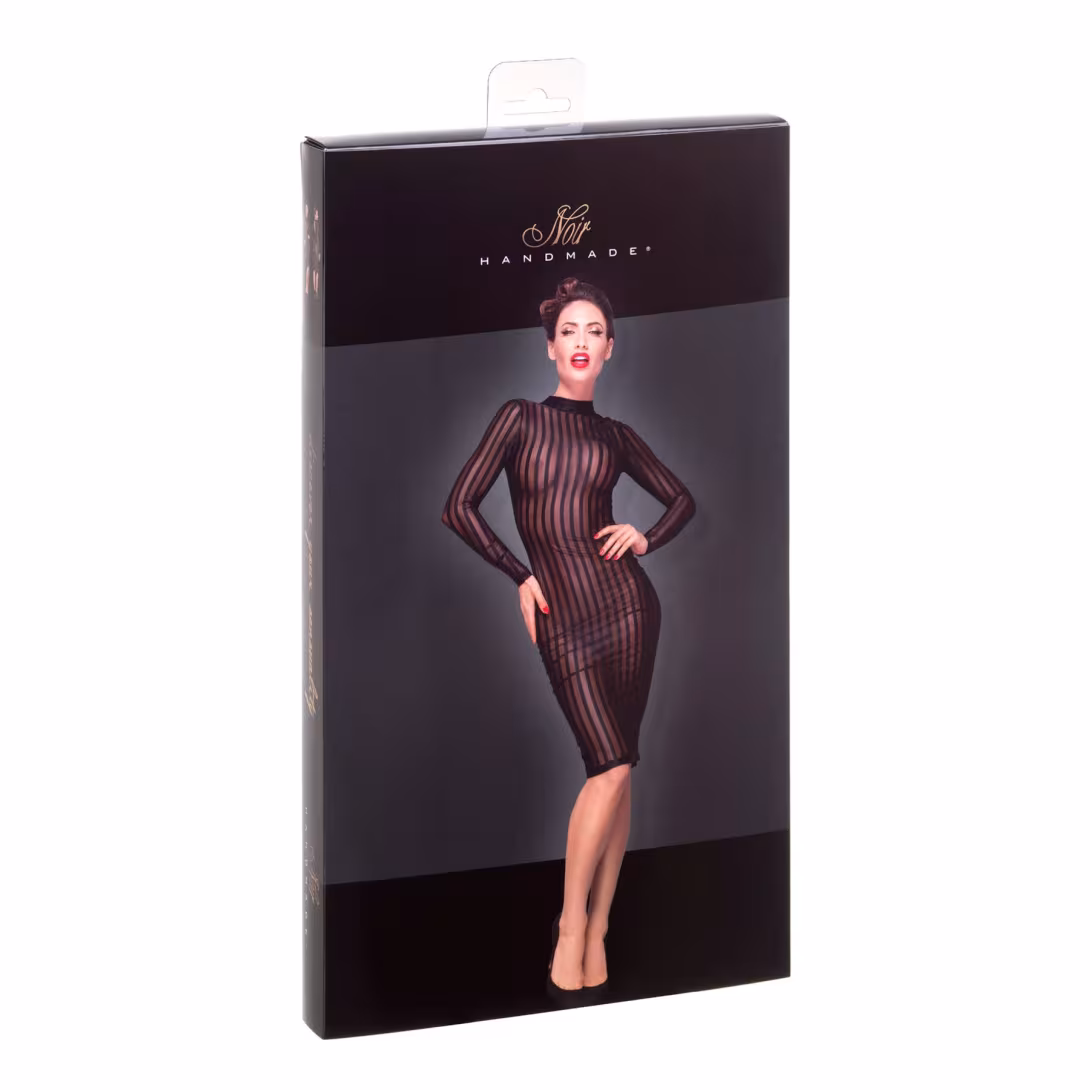 Сукня з мокрим ефектом Noir Handmade F182 Classic dress made of elastic tulle, M — фото 6